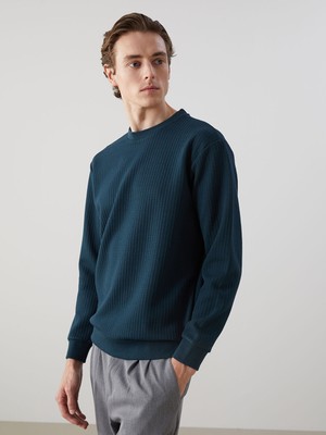 Lc Waikiki Yeni Sezon Bisiklet Yaka Uzun Kollu Erkek Sweatshirt