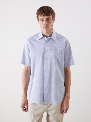 Lc Waikiki Yeni Sezon Regular Fit Kısa Kollu %100 Keten Erkek Gömlek