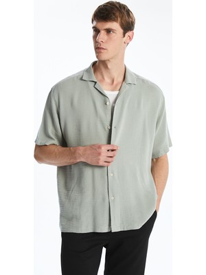 Lc Waikiki Yeni Sezon Regular Fit Kısa Kollu Müslin Erkek Gömlek