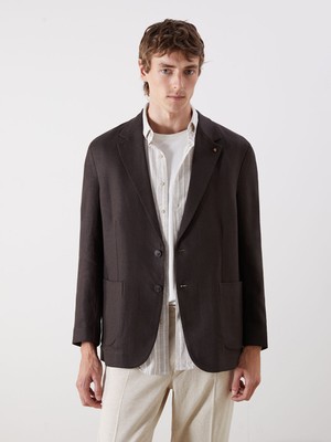 Lc Waikiki Yeni Sezon Standart Kalıp Erkek %100 Keten Blazer Ceket