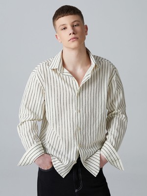 Lc Waikiki Yeni Sezon Uzun Kollu Çizgili Genç Erkek Gömlek