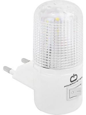 Renkli LED Anahtarlı Gece Lambası, 0.5W, Enerji Tasarruflu, Şık ve Kullanışlı