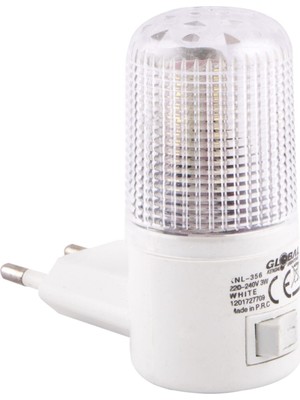 3W LED Kırmızı Gece Lambası, Sıcak ve Şık Aydınlatma