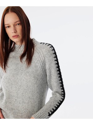 Kontrast Dikişli Kazak TW6240050345126