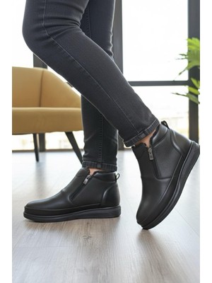 Foal Çift Fermuarlı Soğuk Geçirmez Içi Kürklü Erkek Postal