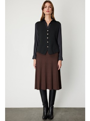 On V Yaka Triko Yelek Siyah 66915