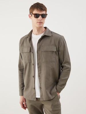 Lc Waikiki Yeni Sezon Regular Fit Uzun Kollu Erkek Gömlek Ceket