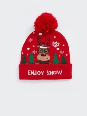 Lc Waikiki Yeni Sezon Yılbaşı Temalı Erkek Çocuk Bere