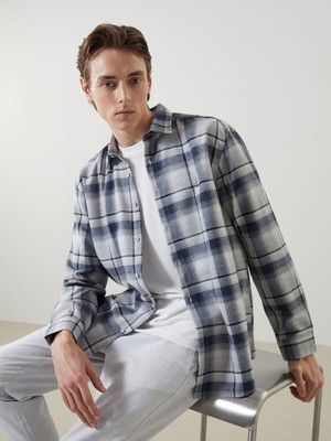 Lc Waikiki Yeni Sezon Regular Fit Uzun Kollu Ekose Erkek Oduncu Gömlek