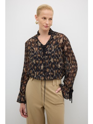 Leopar Desenli Tunik Standart Renk K2613303_089