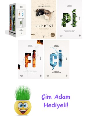 Akilah Azra Kohen 5 Kitap Seti + Çim Adam Hediye