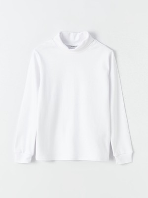 Lc Waikiki Yeni Sezon Balıkçı Yaka Basic Uzun Kollu Erkek Çocuk Tişört