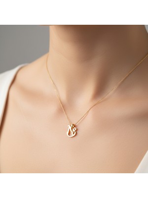 Tabitela 14 Ayar Altın Kolye Ucu B&n GM10367 0.5 gr