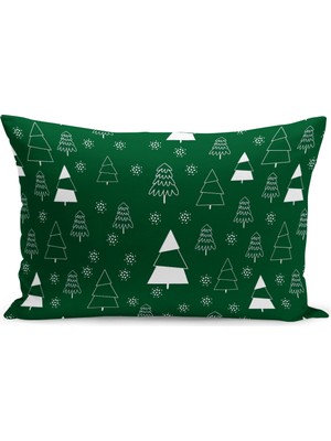 Yılbaşı Serisi Çift Tarafı Dijital Baskılı Kırlent Kılıfı (Christmas Noel Cushion Cover)