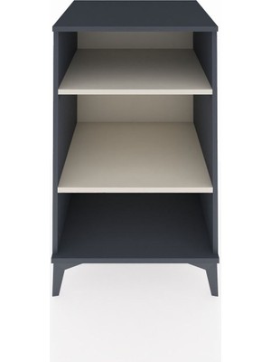 Kronos Komodin 2 Raflı 60X59X96 Antrasit-Aytaşı