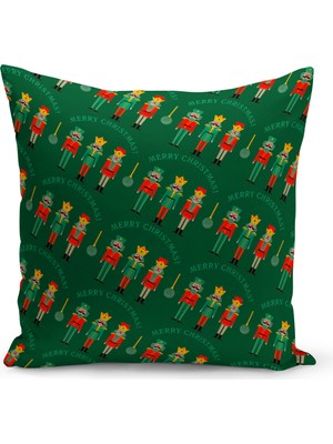 Yılbaşı Serisi Çift Tarafı Dijital Baskılı Kırlent Kılıfı (Christmas Noel Cushion Cover)