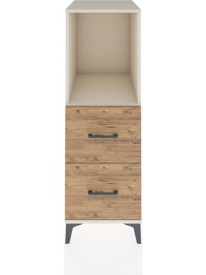Kronos Dolap Tek Raflı 2 Çekmeceli 44X59X134 Aytaşı-Çam