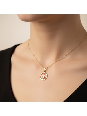 Tabitela 8 Ayar Altın Kolye Ucu B&t GM10452 0.5 gr