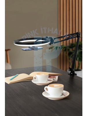 Şık Siyah Masa Lambası, Modern Tasarım, Ev ve Ofis Kullanımı