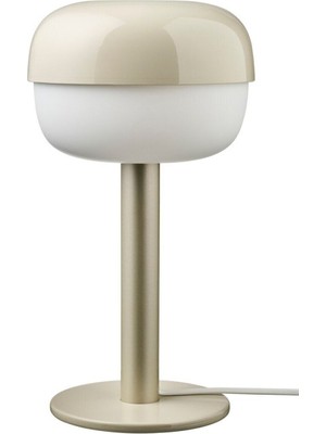 Şık Bej Masa ve Gece Lambası Abajuru, 36 Cm, Zarif ve Kullanışlı Tasarım