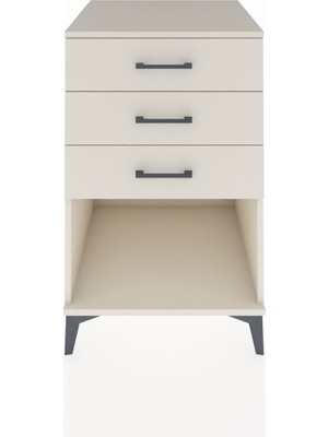 Kronos Komodin 3 Çekmeceli 60X59X96 Aytaşı-Aytaşı