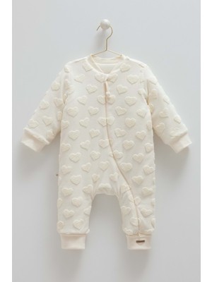 Cute Dreams Kalp Detaylı Uyku Tulumu - Tog 2.5 - Caramell  - UTK1903 - Bej - 9 - 12 Ay - UTK1903-BEJ-9 - 12 Ay Bej