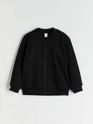 Lc Waikiki Yeni Sezon Kolej Yaka Uzun Kollu Basic Erkek Çocuk Fermuarlı Sweatshirt