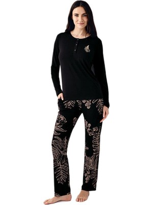 Arnetta Kadın Siyah Pijama Takımı