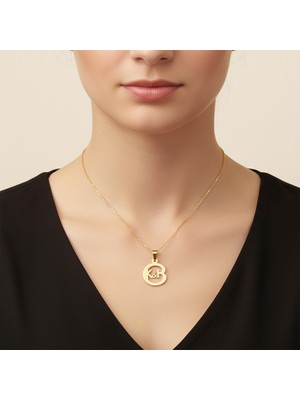 Tabitela 14 Ayar Altın Kolye Ucu B&k GM10337 1 gr