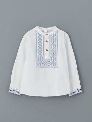 Lc Waikiki Yeni Sezon Işlemeli Erkek Çocuk Gömlek