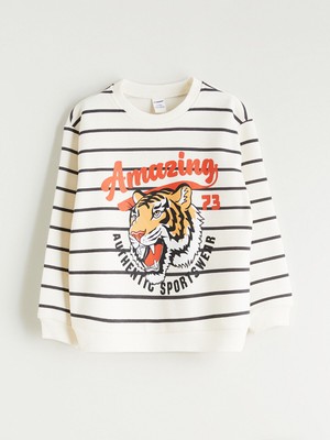 Lc Waikiki Yeni Sezon Bisiklet Yaka Erkek Bebek Sweatshirt