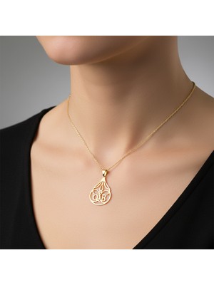 Tabitela 14 Ayar Altın Kolye Ucu B&q GM10408 0.5 gr