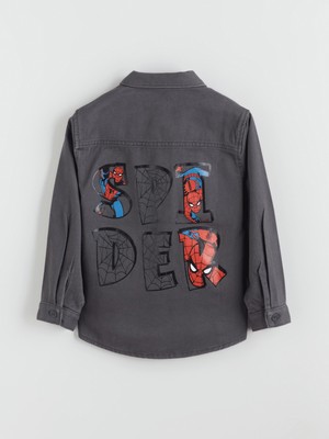 Lc Waikiki Yeni Sezon Spider-Man Baskılı Erkek Çocuk Gömlek