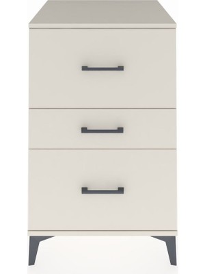Kronos Komodin 3 Çekmeceli 60X59X96 Aytaşı-Aytaşı