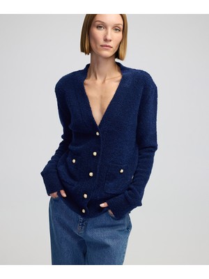 Suni Inci Düğmeli Hırka IW6240050299015