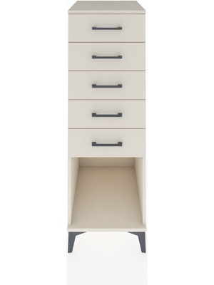 Kronos Dolap 5 Çekmeceli 44X59X134 Aytaşı-Aytaşı