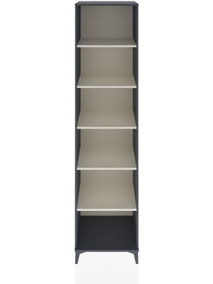 Hyperion Dolap 5 Raflı 60X44X243 Antrasit-Aytaşı