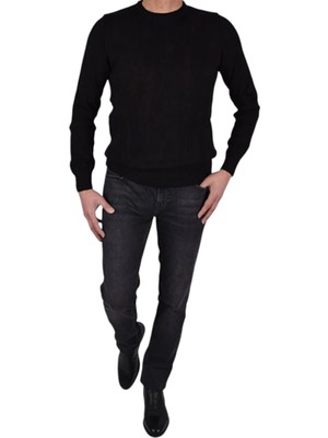 Bisiklet Yaka Desenli Kazak