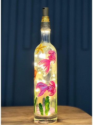 Şık Gri Dekoratif Gece Lambası, Ev ve Ofis Için Modern Tasarım