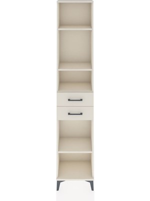 Arges Dolap 4 Raflı 2 Çekmeceli 44X30X221 Aytaşı-Aytaşı