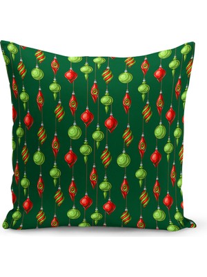 Yılbaşı Serisi Çift Tarafı Dijital Baskılı Kırlent Kılıfı (Christmas Noel Cushion Cover)