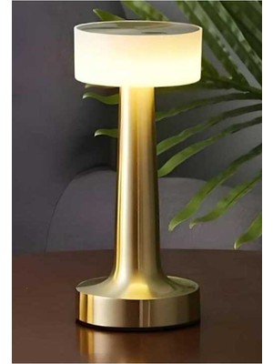 Şarjlı Metal Masa Lambası, Şık ve Kullanışlı Aydınlatma Çözümü
