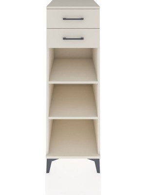 Kronos Dolap 2 Raflı 2 Çekmeceli 44X59X134 Aytaşı-Aytaşı