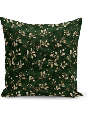 Yılbaşı Serisi Çift Tarafı Dijital Baskılı Kırlent Kılıfı (Christmas Noel Cushion Cover)