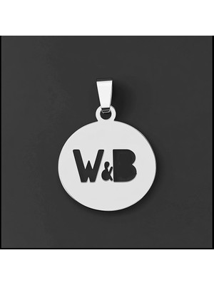 TabiTela 925 Ayar gümüş kolye B&W SM10498