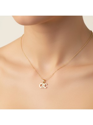 TabiTela 14 ayar altın kolye ucu C&C GM10556 0.5 gr