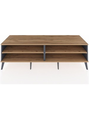Kronos Tv Ünitesi 2 Raflı  176X59X51 Antrasit-Çam/çam