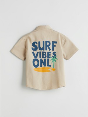 Lc Waikiki Yeni Sezon Kısa Kollu Baskılı Erkek Bebek Gömlek