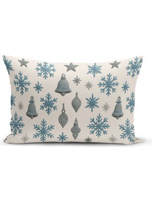 Yılbaşı Serisi Çift Tarafı Dijital Baskılı Kırlent Kılıfı (Christmas Noel Cushion Cover)