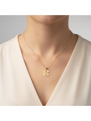 Tabitela 14 Ayar Altın Kolye Ucu B&t GM10450 0.5 gr